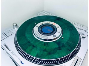 Technics SL-DZ1200 Real Vinyl Slip Disc Marbled Green