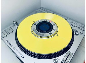 Technics SL-DZ1200 Real Vinyl Slip Disc Neon Yellow