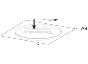 B-stock Technics Slipmat voor de nieuwe SL-1210 MK7 platenspeler