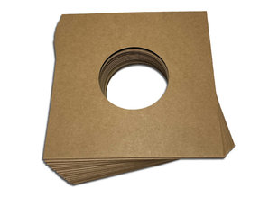 Brown cardboard sleeves for Single / 7"