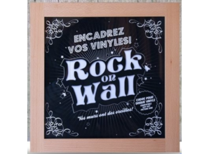 Luxe Houten LP Frame van Rock on Wall