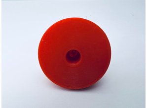 Oranje Lego 45 RPM adapter voor 7" singles