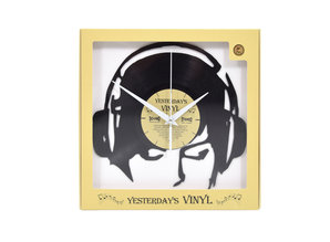 Vinylclock with Headphones