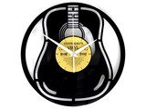 Guitar Vinyl Clock