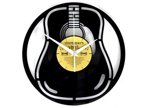 Vinylclock with Guitar