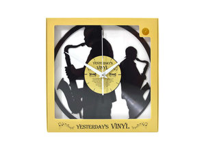 Vinylclock with Saxophonists