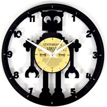 Robot Vinyl Clock