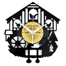 Cuckoo Vinyl Clock