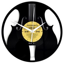Violin Vinyl Clock