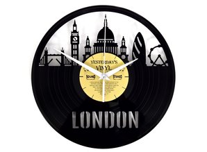 Vinylklok met Londonse landmarks