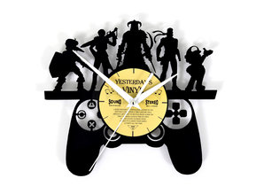 Vinylclock with Gaming Theme