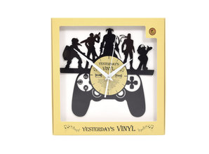 Vinylclock with Gaming Theme