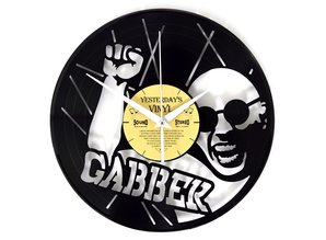 Vinylclock with Gabber Theme