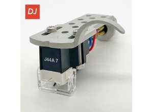 OMNIA J44A 7 DJ Improved Nude cartridge on silver coloured headshell by Jico