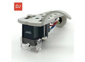 OMNIA J44D DJ Improved Nude cartridge on silver coloured headshell by Jico