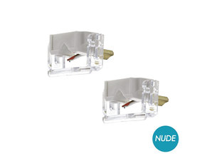 Improved Shure N44-7 DJ NUDE Stylus 2-Pack by Jico