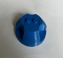 Lego 45 RPM Adapter (blue)