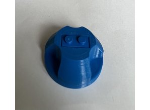 Blauwe Lego 45 RPM adapter voor 7" singles