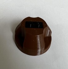 Lego 45 RPM Adapter (brown)