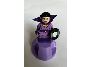 Lilac Lego 45 RPM adapter for 7" singles