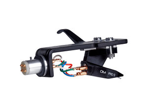Ortofon OM Pro S cartridge on SH-4 Black headshell