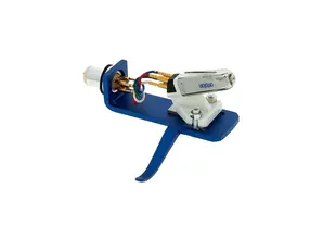 Ortofon OM Scratch White cartridge on SH-4 Blue headshell
