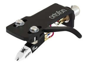 Ortofon OM Q.bert cartridge on SH-4 Black headshell