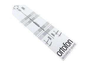 Ortofon cartridge alignment protractor