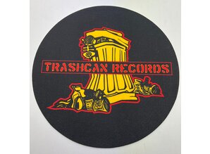 Slipmats with Trashcan Records print