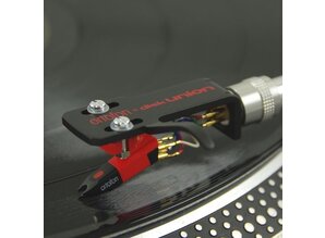 Ortofon OM Pro S cartridge on SH-4 Black headshell (Disk Union)