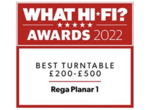 White Rega Planar 1 Hi-fi turntable (B-stock)