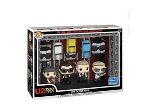 U2 4-Pack 'Zoo TV 1993 Tour' Pop! Moment Deluxe van Funko