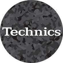 Technics Logo 'Army Black' Slipmats