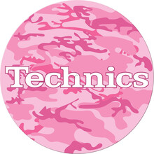 Technics Logo 'Army Pink' Slipmats