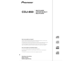 CDJ-850 Handleiding (EN FR DE)