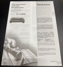 SL-1200 / 1210 M3D Operating Instructions
