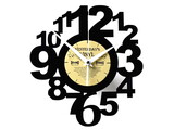 Numbers Vinyl Clock
