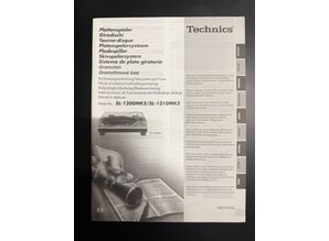 Original Operating Instructions for SL-1200 / 1210 MK5 turntable