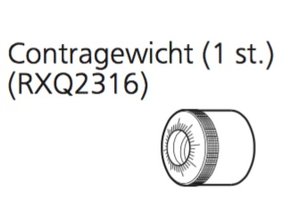 Contragewicht voor de nieuwe Technics SL-1200 GAE