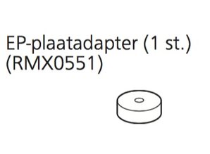 45 RPM Adapter voor de nieuwe Technics SL1200 GAE