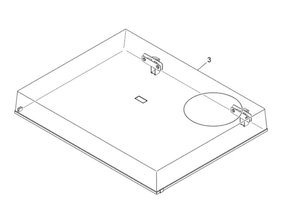 Stofkap voor de nieuwe SL1200 G platenspeler.