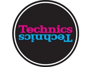 Technics Mirror Purple/Blue on Black Slipmats, proffessional quality by Magma