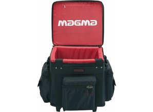 Zwarte (rode binnenkant) LP-Bag 100 Trolley van Magma