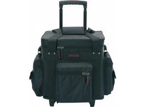 Black (with red inside) LP-Bag 100 Trolley by Magma