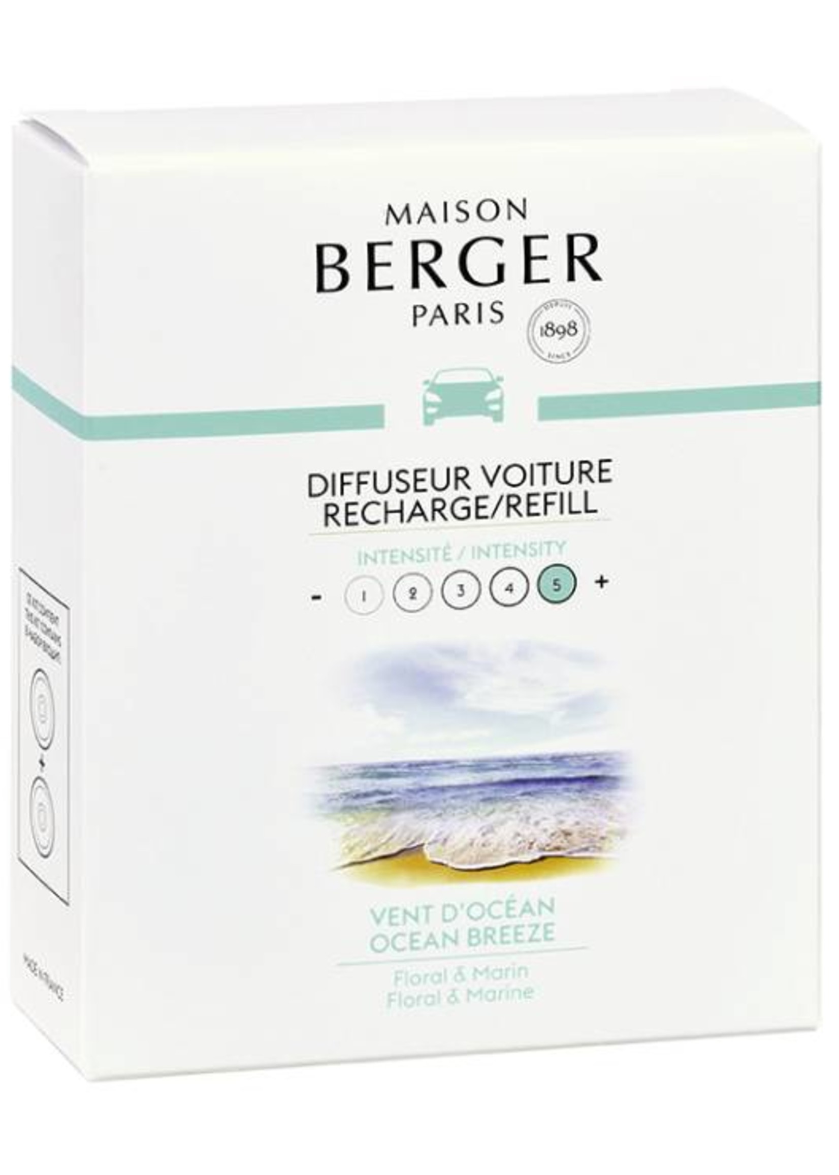 Lampe Berger Navulling autoparfum - Vent d’Océan