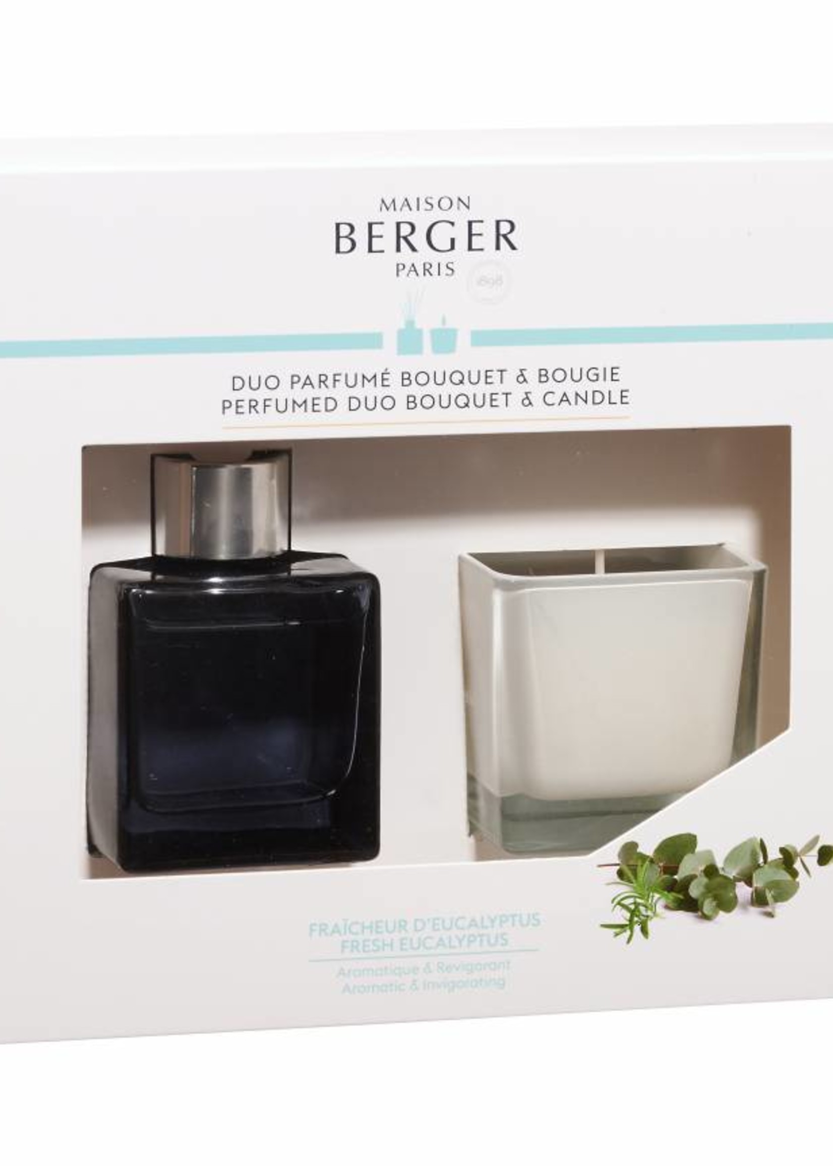 Lampe Berger Duo mini pakket Fraîcheur d’Eucalyptus