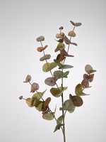 Zijden bloemen Eucalyptus spray multicolour