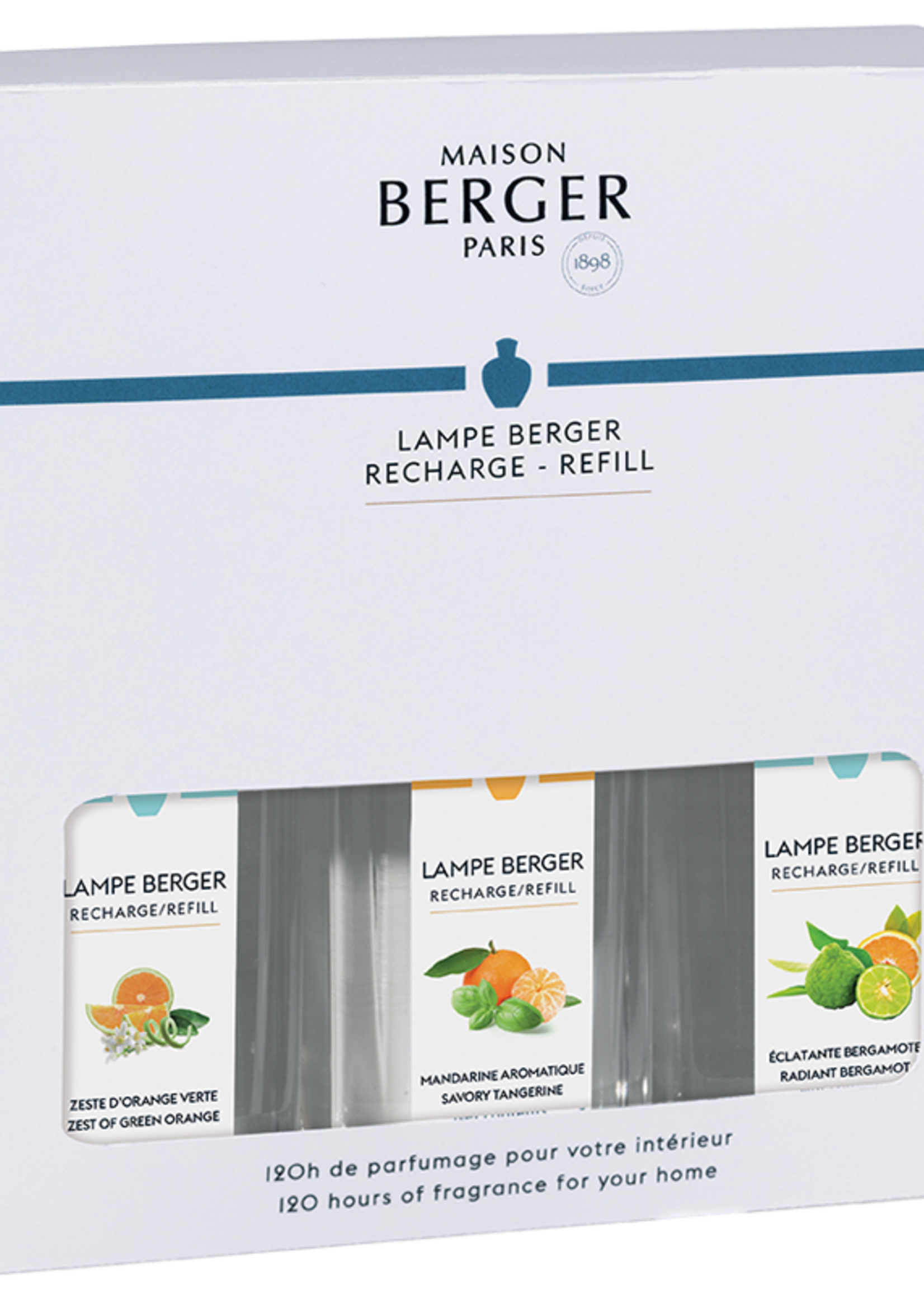 Maison Berger Triopack Lampe Berger huisparfum Estival 3x250ml