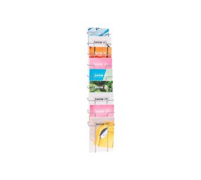 Nedco Draadfolderhouder wand 9 vaks A5 Nedco Draadfolderhouder wand 9 vaks A5