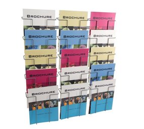 Nedco Draadfolderhouder wand 15 vaks A4 Nedco Draadfolderhouder wand 15 vaks A4